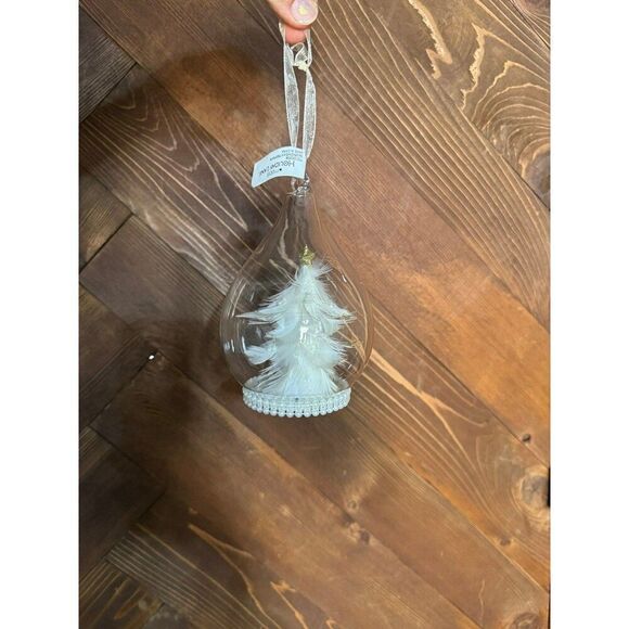 HOLIDAY LANE Sugar Plum Glass Dome with Tree Ornament - Picture 5 of 5